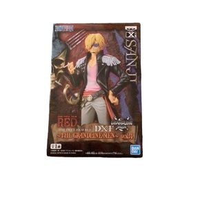(NEW) Sanji Figure Vol. 4 One Piece Statue Film Red The Grand Line DXF Banpresto